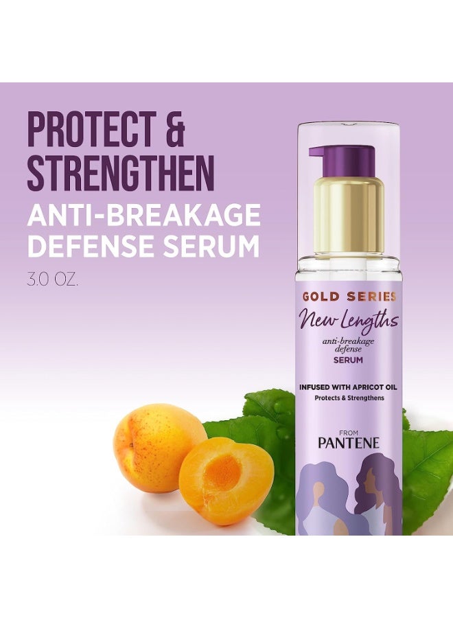 Pantene Gold Series New Lengths Anti-Breakage Defense Serum Infused with Apricot Oil 90ML - Image 3
